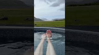 Name me a better hot tub view — well wait 👀 #iceland @inspiredbyiceland
