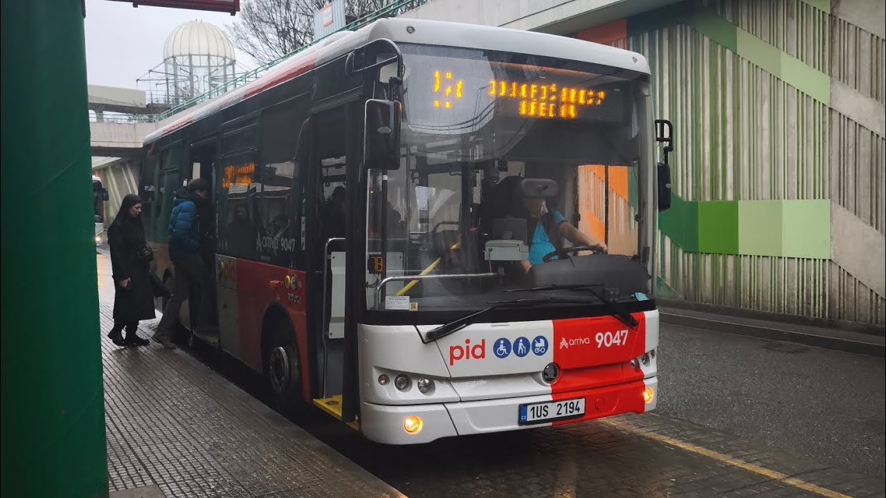 Projížďka linkou 224 směr ve žlíbku černí Most  tesma md9le