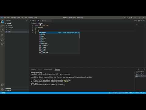 Hello world || c programme || VS CODE