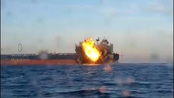 Ukraine secret service images appear to show naval drones attacking Black Sea tankers | AFP