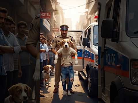 🔥When a hungry puppy steals food from a hotel what happens next will break your heart💔|#ai #puppy