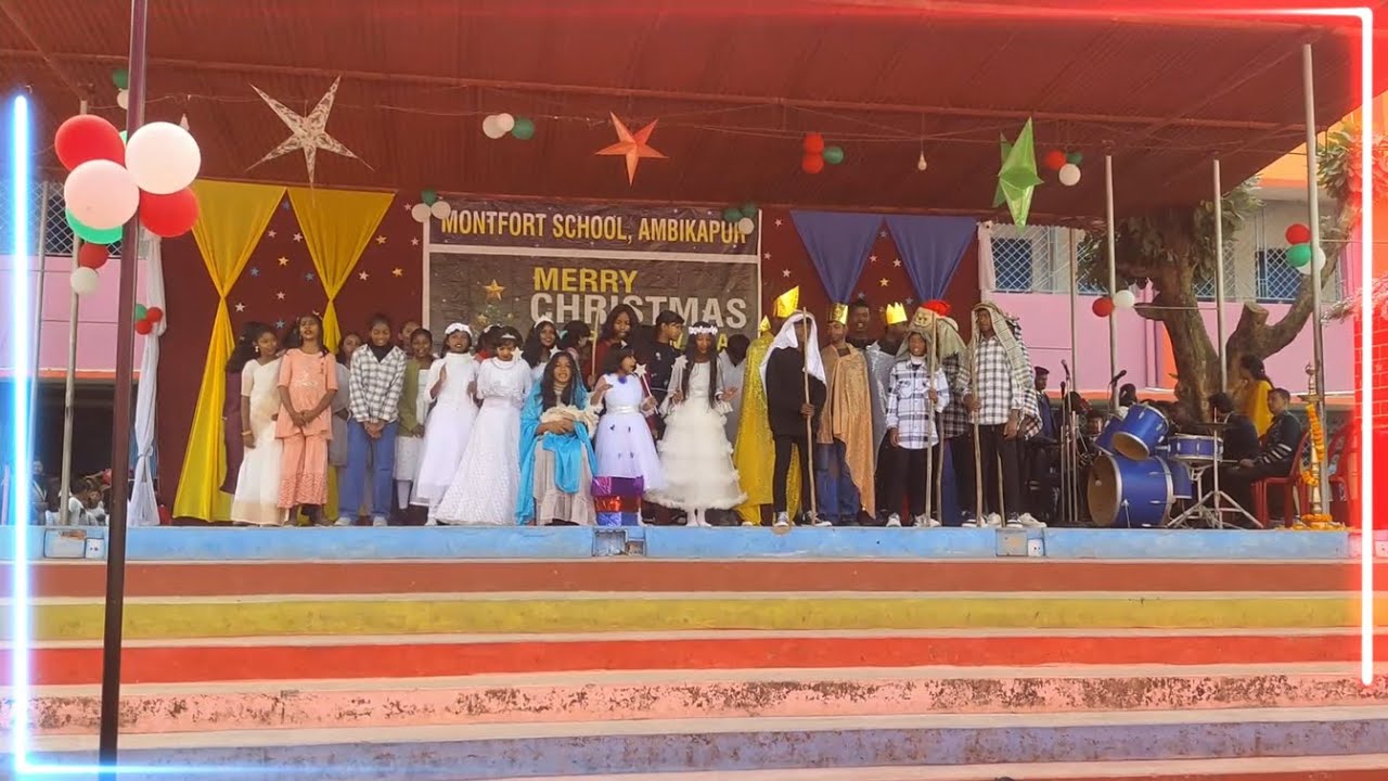 Christmas Celebration 2023 Montfort School Ambikapur YouTube