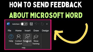 How to Send Feedback About Microsoft Word in Windows 11