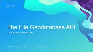 Using the File Geodatabase API Wealth