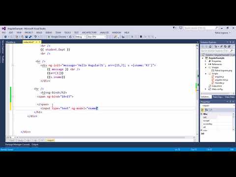 Part 7 what is ng-bind directive in AngularJS