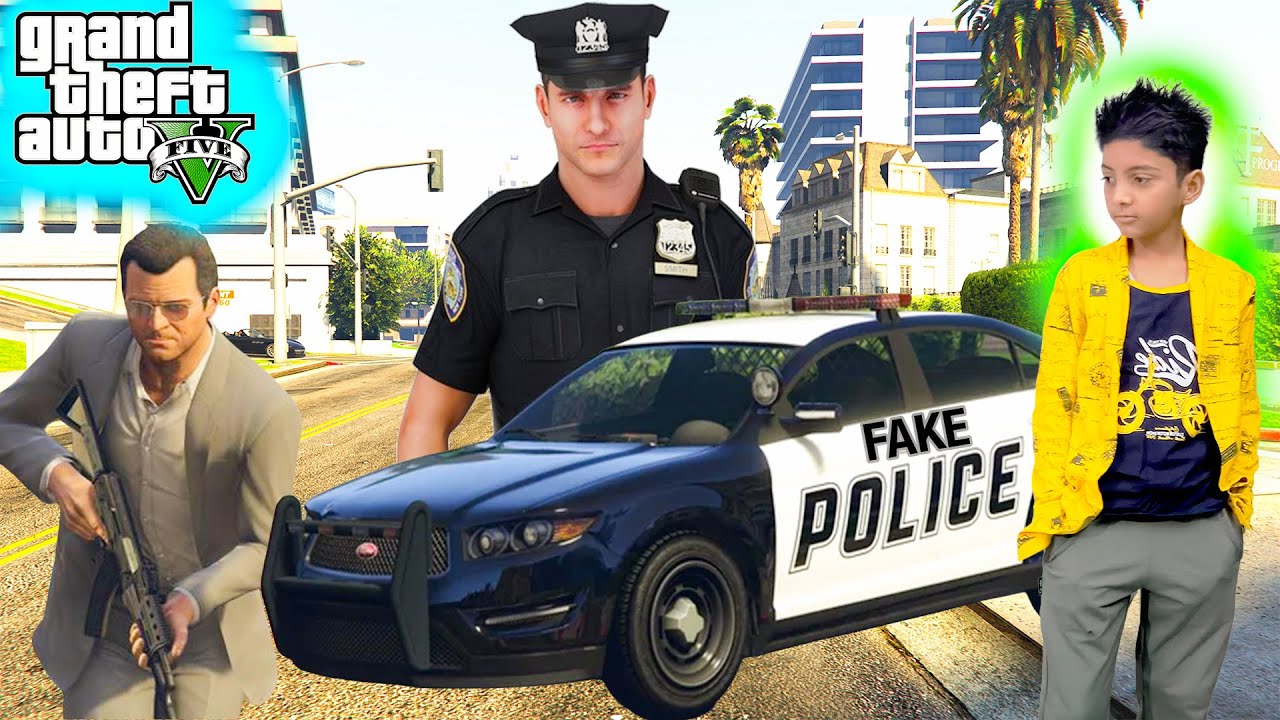 Nakli Police Ka Uniform Pehenke Kiya Secret Mission! [GTA 5]