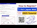 Visit Japan Web 2025 | Complete Tutorial to register | Japan Entry | Immigration custom declaration
