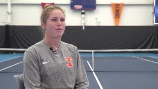Illini Women's Tennis | Jaclyn Switkes Senior Interview screenshot 2