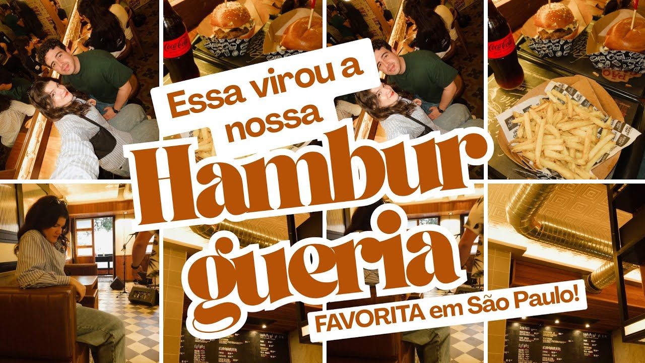 pão com carne hamburgueria em são paulo. 🍔
