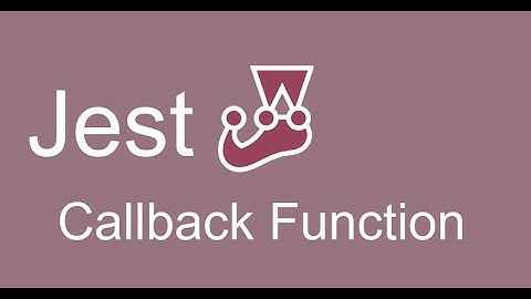 Jest tutorial #5 test callback function