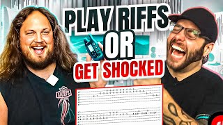 Playing 100 Greatest Guitar Riffs (Or I Get Shocked)