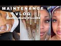 $2000 MAINTENANCE VLOG! More Fillers? Lips x cheeks + Nails + Lash Extensions