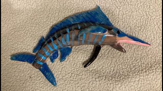Creations in Clay Blue Marlin fish - Clay tutorial for beginners