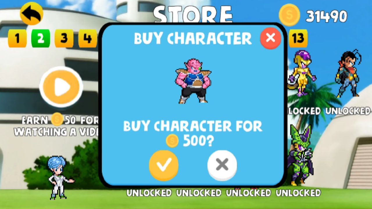 Power Warriors 16.3 Desbloqueando personagem / Unlock Character 67 Android Gameplay HD