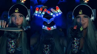 Lots of Tingles ASMR Live! -- wood tapping, light gloves, matchbox, water globes, bugs, and more!
