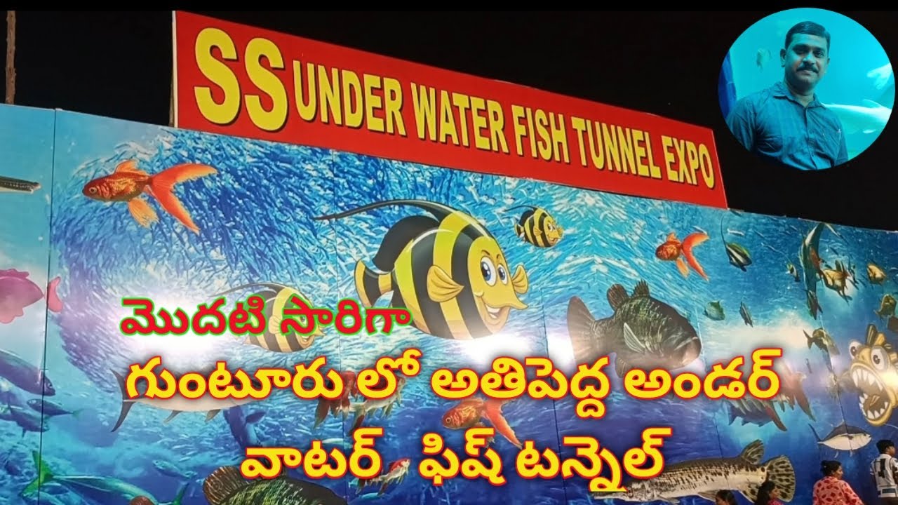 UNDER WATER FISH TUNNEL EXPO,GUNTUR GUNTA GROUNDS,GUNTUR.