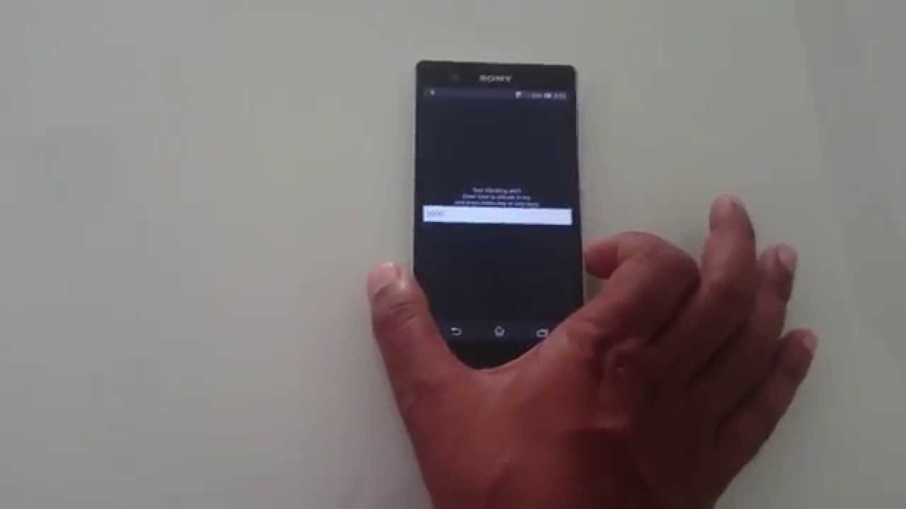 Sony Xperia  Z  Vibrator test