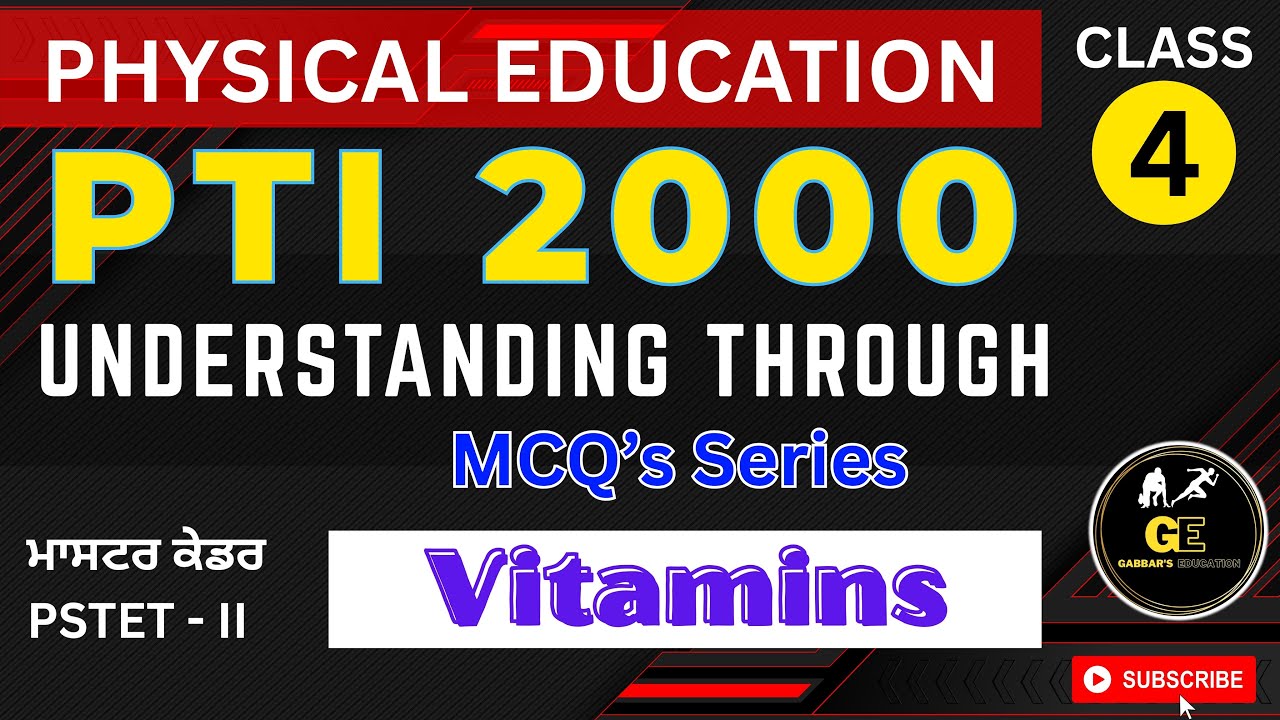 𝐂𝐥𝐚𝐬𝐬 -4 | Vitamins | #𝐩𝐡𝐲𝐬𝐢𝐜𝐚𝐥𝐞𝐝𝐮𝐜𝐚𝐭𝐢𝐨𝐧   #𝐩𝐭𝐢𝟐𝟎𝟎𝟎  #𝐦𝐚𝐬𝐭𝐞𝐫𝐜𝐚𝐝𝐫𝐞 #𝐤𝐯𝐬 by Ratan Sir  #𝐠𝐚𝐛𝐛𝐚𝐫𝐬𝐢𝐫