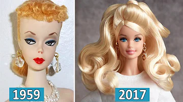 ¿Cómo han cambiado las muñecas Barbie con el tiempo?
