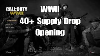 40+ Supply Drop Opening | WWII | CoD Points Update