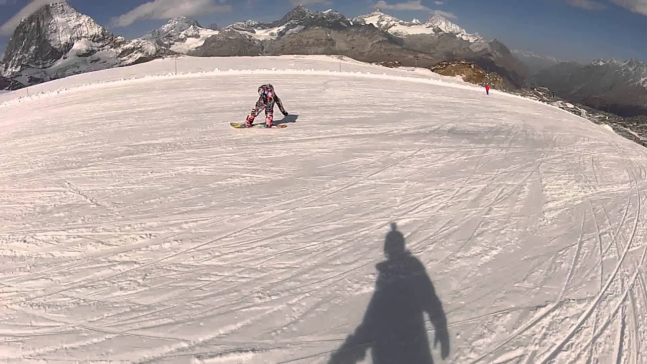 Do it in Zermatt! freshtyle snowboard team! Pablo!