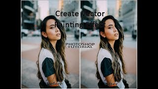 How to CREATE Vector Painting Effect  | PHOTOSHOP Tutorial screenshot 5