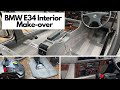 BMW E34 Touring Interior - Complete Resurrection (Satisfying Deep Clean)