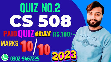 CS508 Modern Programming Languages Quiz.2 Spring 2023 Live Attempt | Knowledge of World