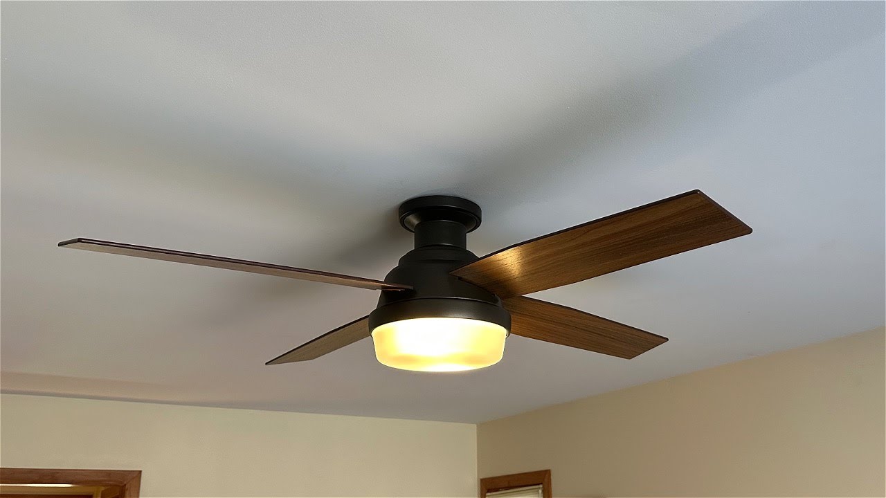 Hunter 52 inch Dempsey Low Profile Ceiling Fan with Light