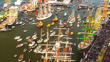 Timelapse SAIL 2015 in de Port of Amsterdam Drone Addicts