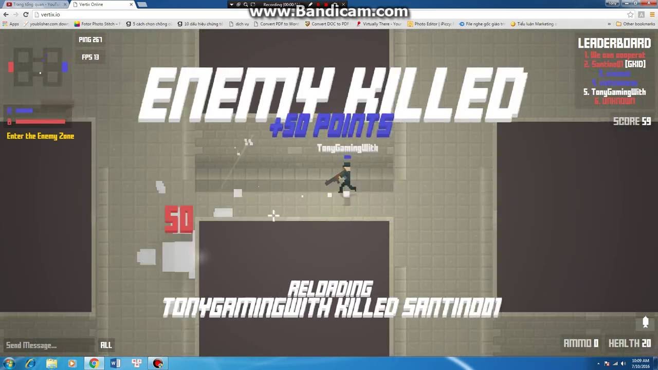 Vertix.io Rocketeer And Spray N Pray Gameplay