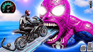 Racing Superhero Bike Stunt Game 3D - Mega Ramps Motocross Race Bike | Android Gameplay | Part 4 screenshot 1