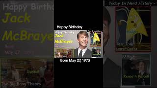 Happy birthday Jack McBrayer, born May 27, 1973.