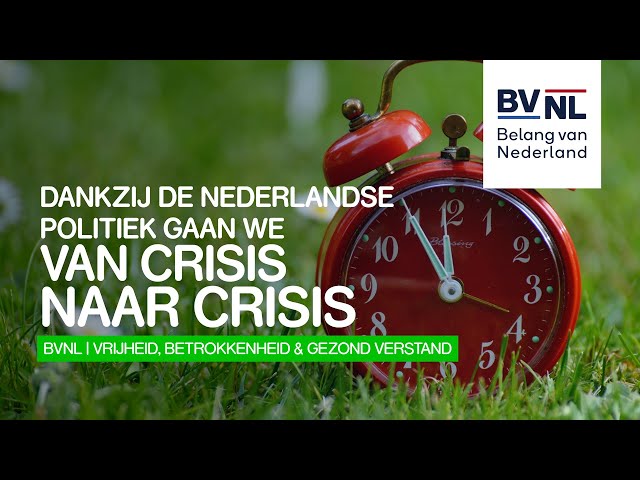 Eric de Bie (Noord-Brabant), Nederland in crisis door een verkeerd beleid!