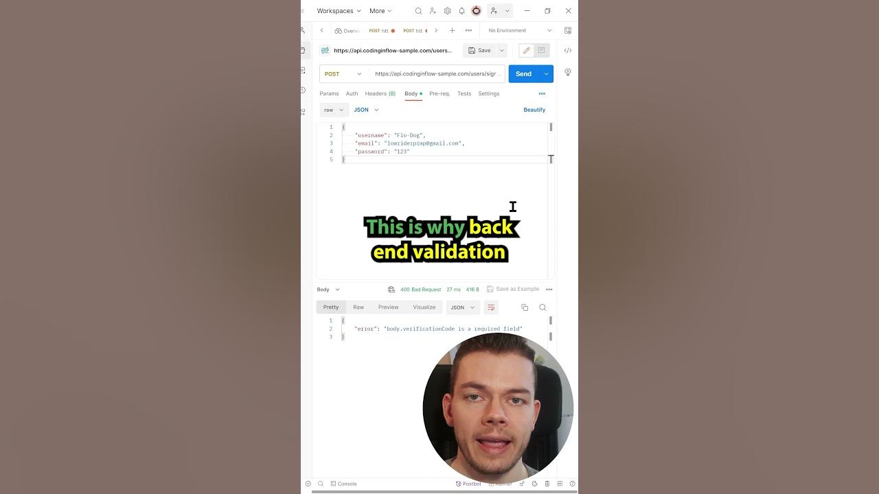 Frontend vs Backend User Input Validation #webdevelopment #webdeveloper ...