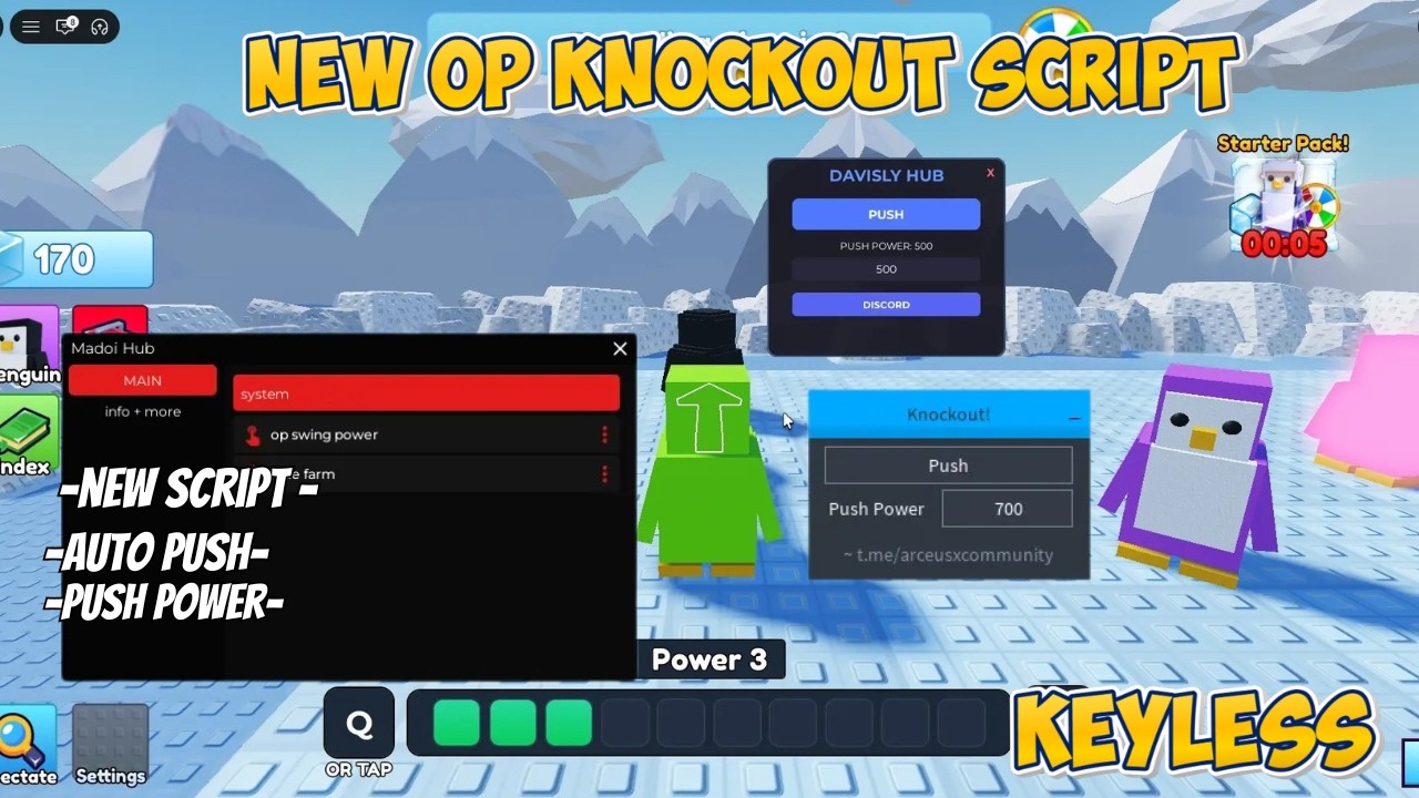 🐧Knockout Script 2026 (NO KEY) | Auto Aim, Auto , Aimbot, Auto Win ...