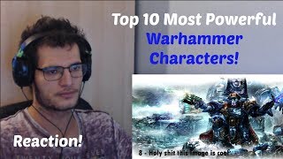 Top 10 Most Powerful Warhammer 40K characters | Reaction