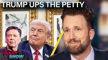 Trump Trolls Biden with Autopen Portrait in WH & Sics His DOJ on James Comey | The Daily Show