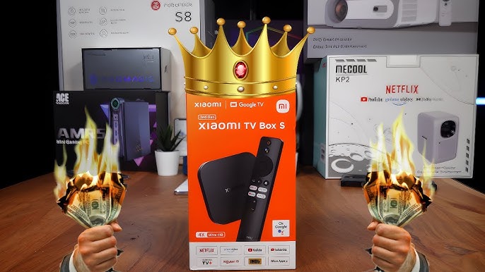  Xiaomi Mi Box S 4K HDR Android TV with DBA Streaming Media  Player with Remote Control Google & Voice Assistant : Electronics