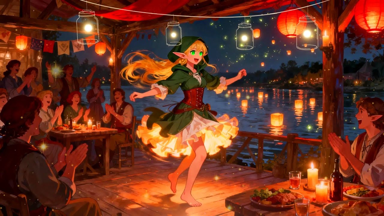 RELAXED FANTASY TAVERN • Peaceful Tavern Bardcore Music Atmosphere • Medieval Tavern Fantasy