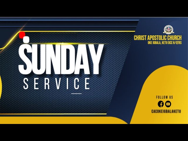 C.A.C OKE IGBALA KETU DCC | SUNDAY YORUBA SERVICE | AUGUST 30TH