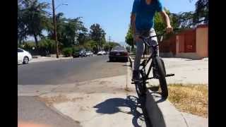 febble grind bmx beginning fail slo mo