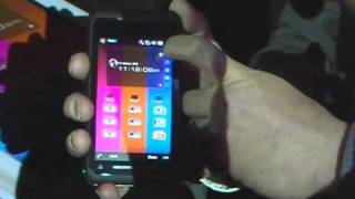 Toshiba TG01 smartphone demo