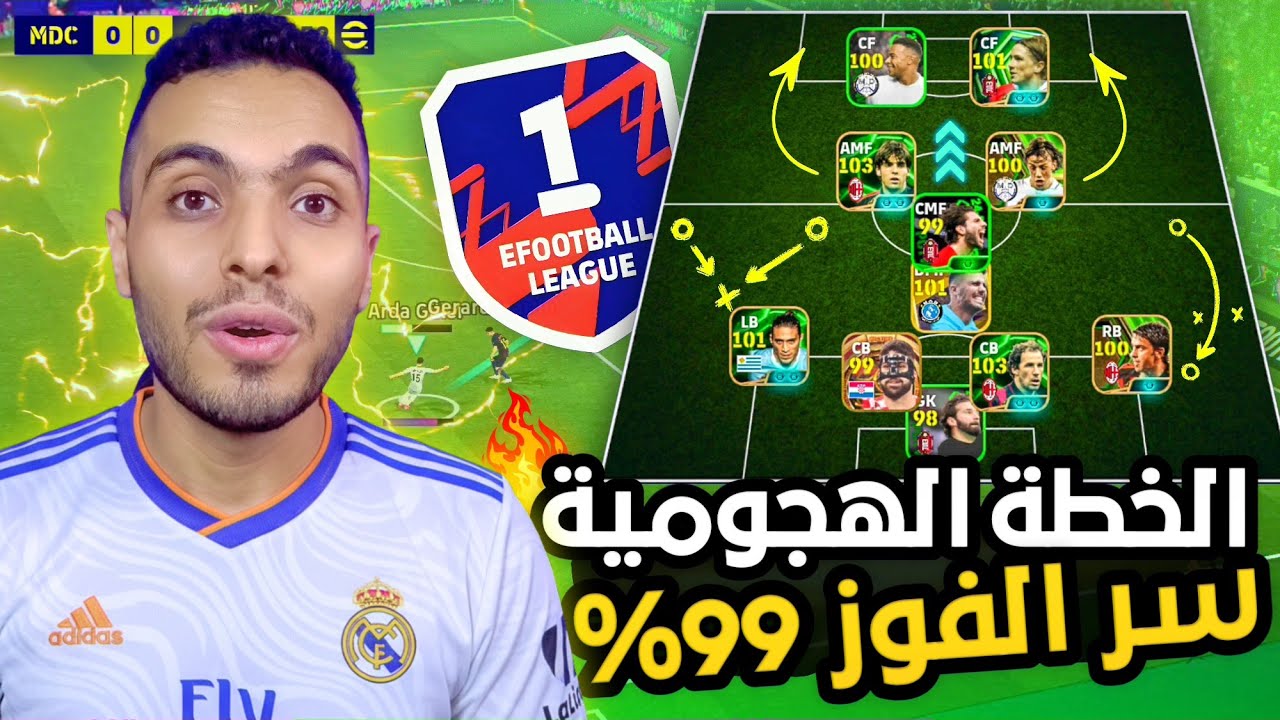 أقوى خطة هجومية دفاعية بيس موبايل 2026 انسى الخسارة بعد الآن 🔥 خطة المحترفين رجعت eFootball 2026