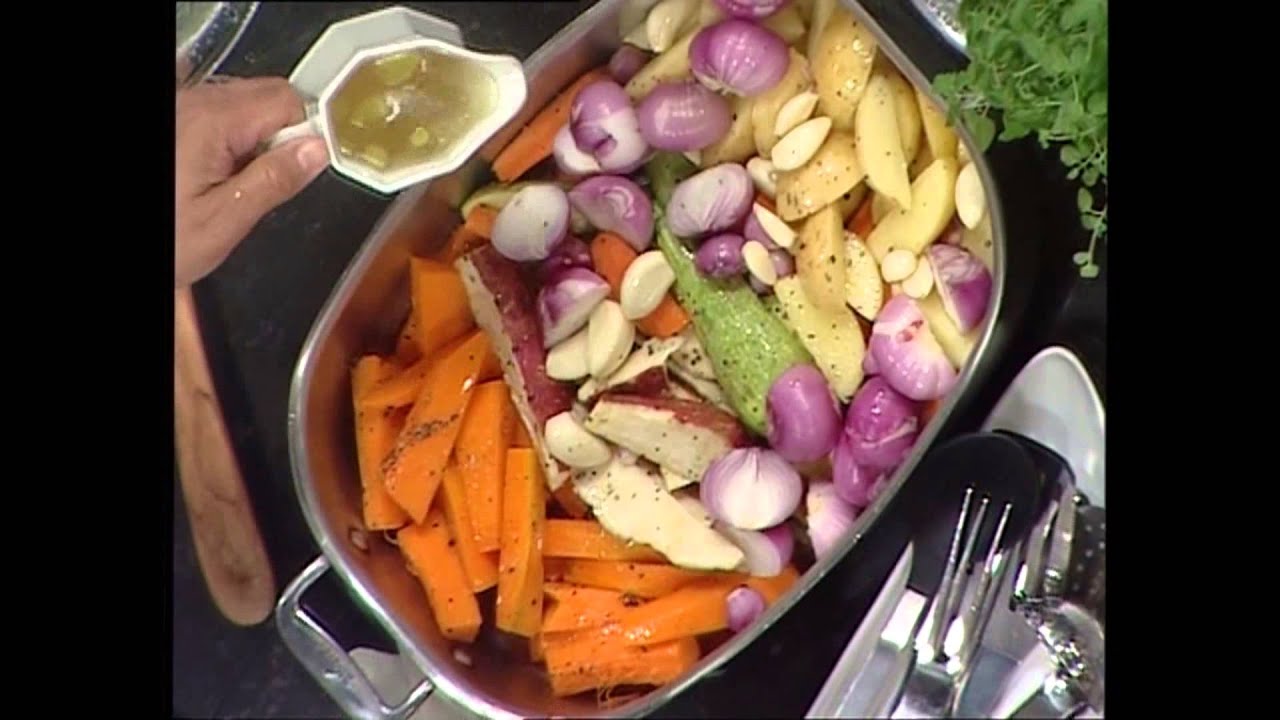 خضروات متبلة في الفرن - الشيف أسامة