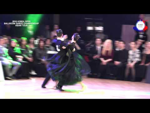 2016 KOREA OPEN BALLROOM DANCE CHAMPIONSHIP ASIAN TOUR Liu Ya & Wang Yi Xi (CHINA)