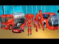 Robot Battle On Mars: Multiple Robot Transform Gorilla Bus Car Transportation - Android Gameplay