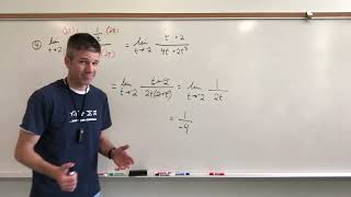 Evaluating Limits Analytically, Part 3