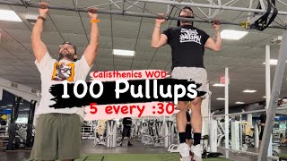 Calisthenics Workout #17: 100 Pullups sub 10:00 | Eric Rivera