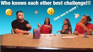 How well do you know each other challenge! LOSER GETS SILLY STRING AND WHIPCREAMED IN THE FACE!